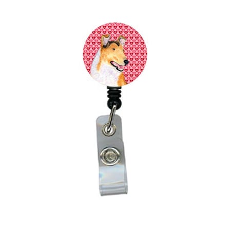 Teacher&Aposs Aid Collie Smooth Retractable Badge Reel Or Id Holder With Clip TE3445237